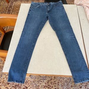 COTTON ON BLUE SKINNY STRAIGHT JEANS